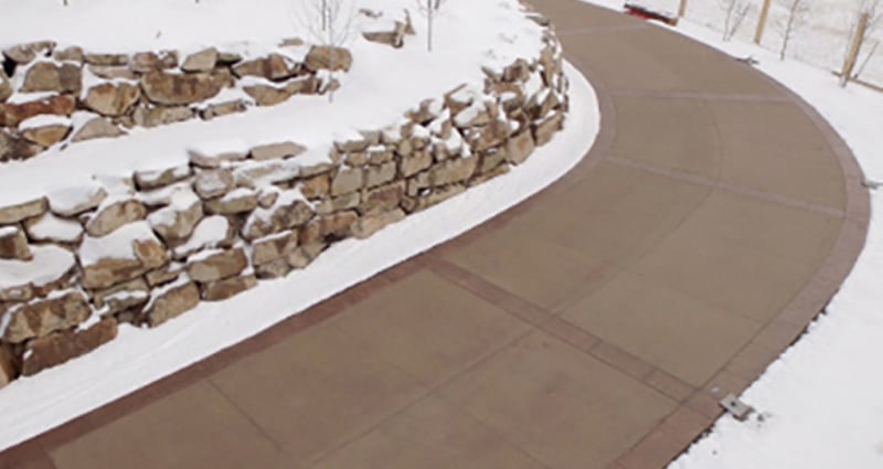 Color-Crete Driveway